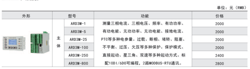 ARD3M 智能马达保护器